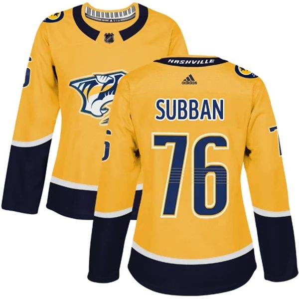 Damen Nashville Predators Trikot P.K Subban 76 Kulta Authentic